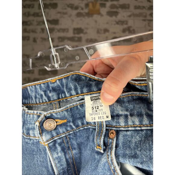 Levis | women vintage 512 slim fit tapered denim jeans - Picture 3 of 8